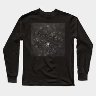 Deep space object clock Long Sleeve T-Shirt